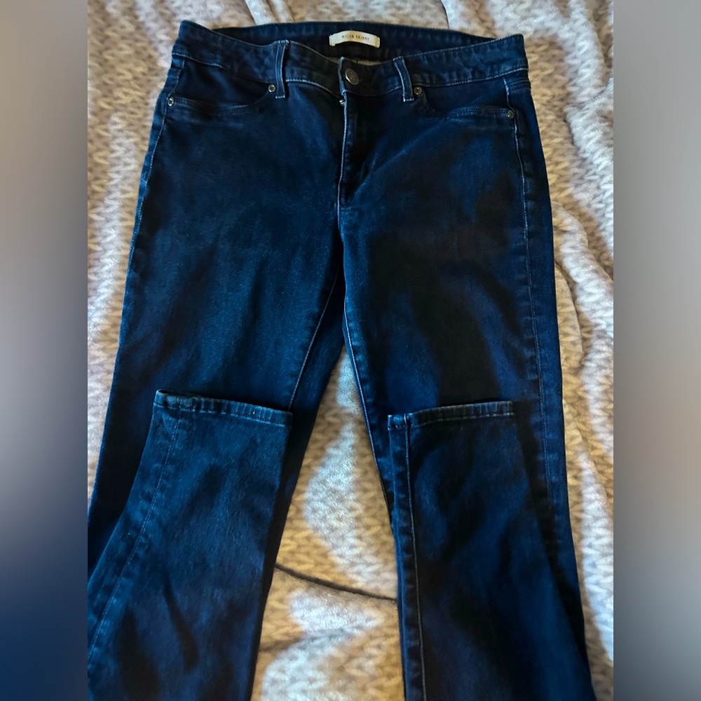 Rich & Skinny dark wash straight leg women’s jeans size 32